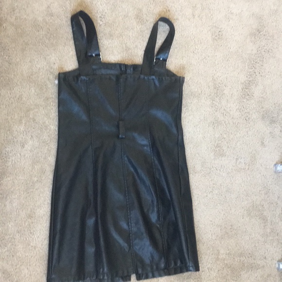 L H&M LEATHER DRESS - Picture 5 of 7